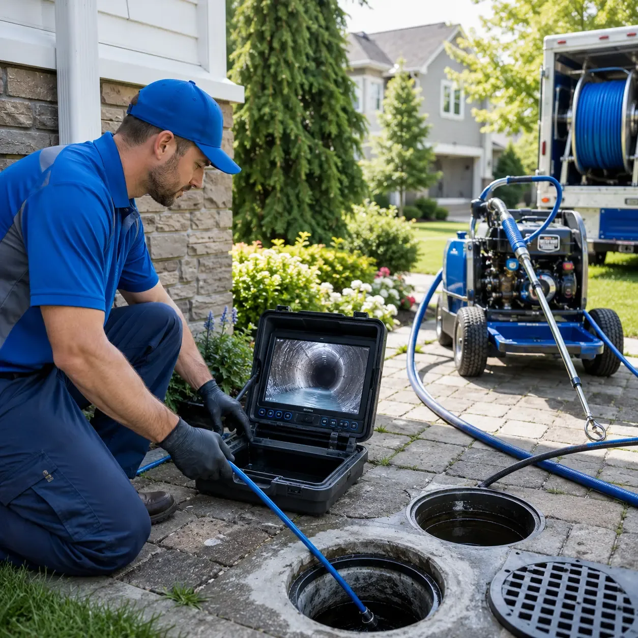Outdoor drain cleaning professionals serving Clinton, OK
