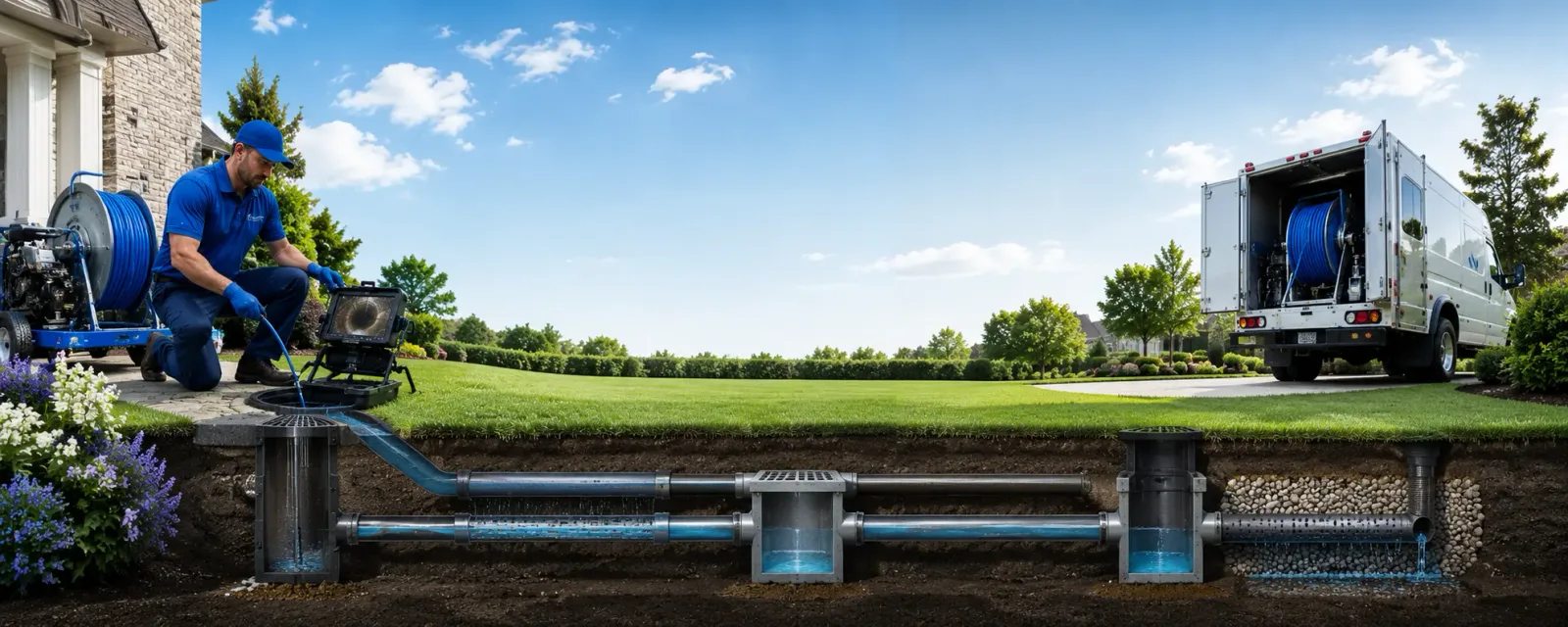 Outdoor drain cleaning information for Clinton, OK